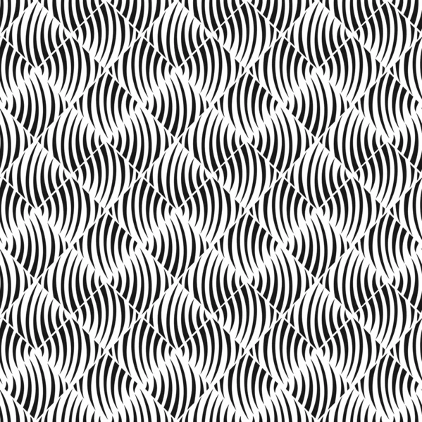 Sömlös vågiga mönster — Stock vektor
