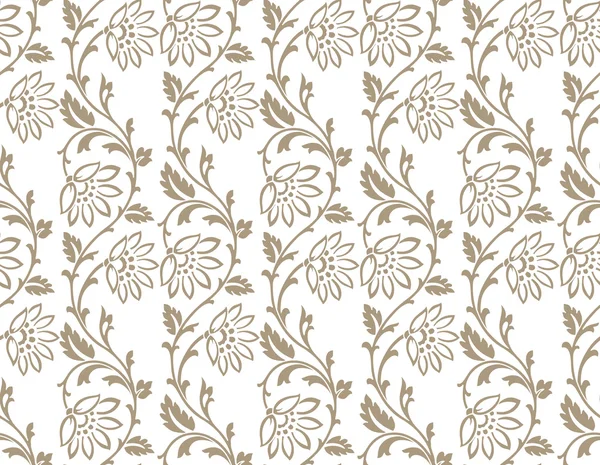 Fondo de pantalla floral real sin costuras — Vector de stock