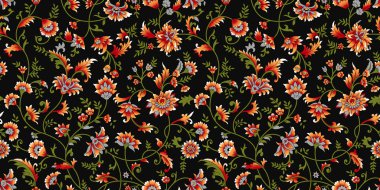 Kusursuz çiçek deseni