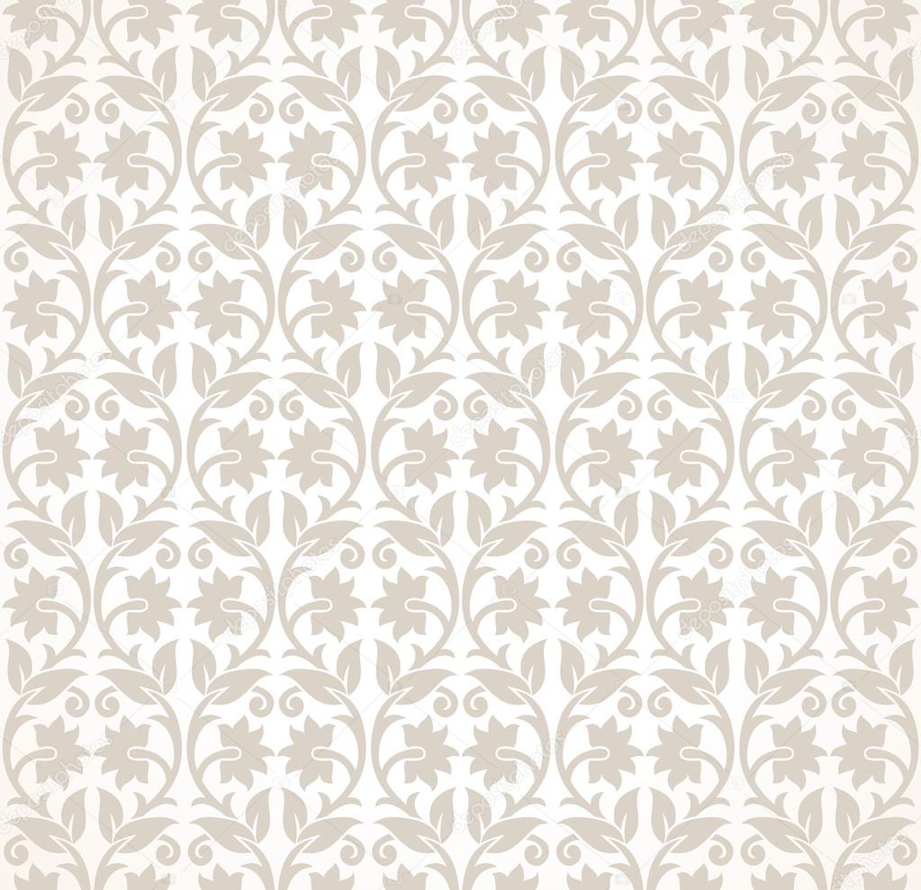 Designer seamless floral wallpaper