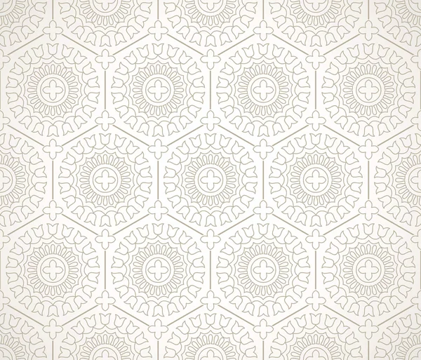 Fondo floral lujoso sin costuras — Vector de stock