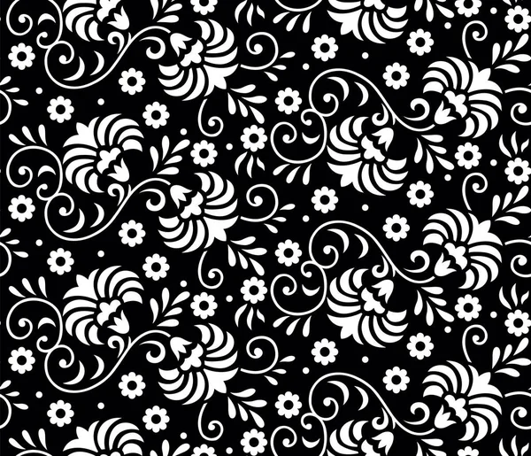 Modèle Floral Vectoriel Sans Couture — Image vectorielle