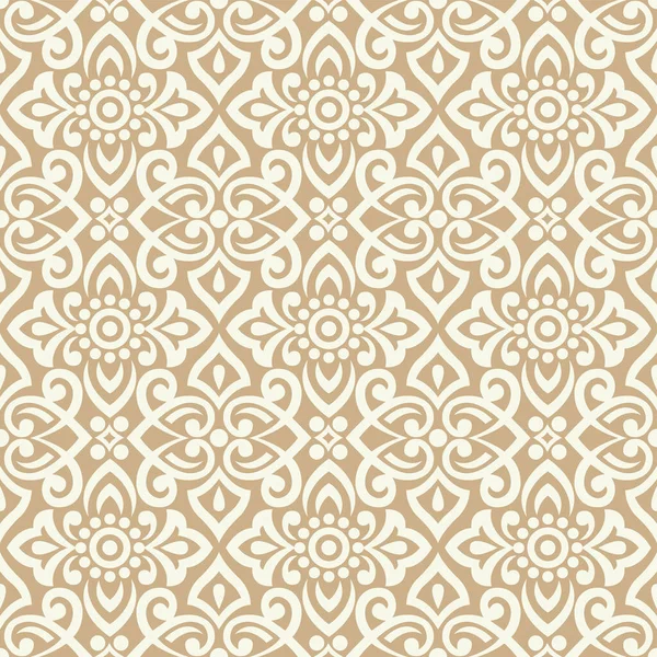 Vector Damask Wallpaper Pattern Design — Stock Vector