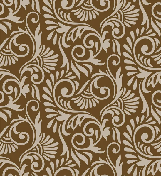 Asian Damask Wall Art Pattern Design — стоковый вектор