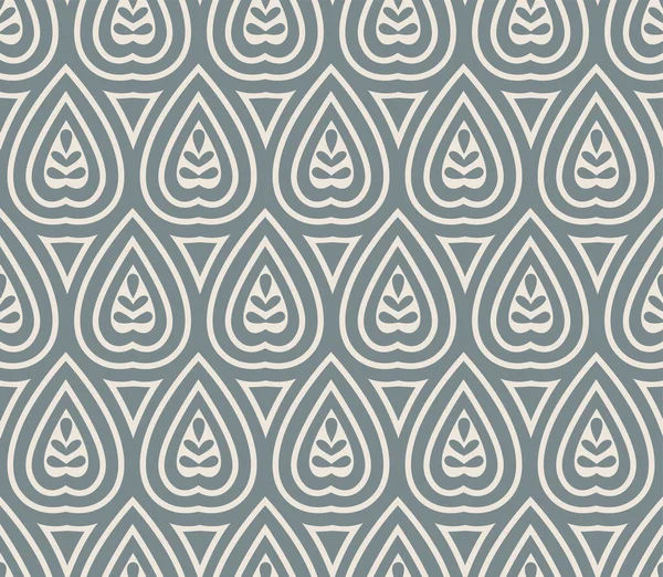 Vector Leaf Shape Wallpaper Pattern Design — ストックベクタ