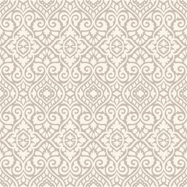 Royal Damask Wallpaper Pattern Design — Stok Vektör