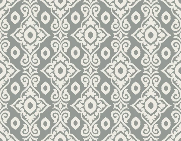 Vintage Damask Wallpaper Pattern Design — 스톡 벡터