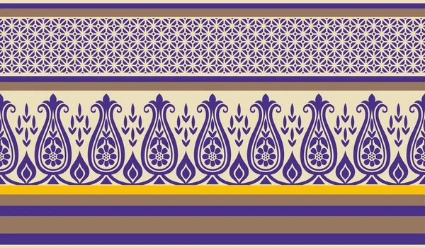 Arabian Border Design Geometrical Shapes — Archivo Imágenes Vectoriales