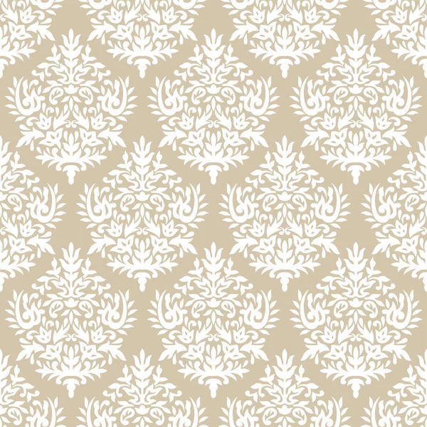 Vector Floral Damask Wallpaper Pattern Design — Stockový vektor