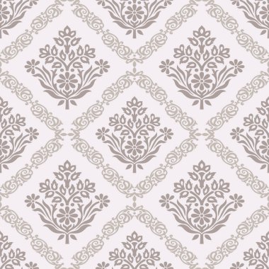 Kusursuz Asyalı damaske duvar kağıdı deseni
