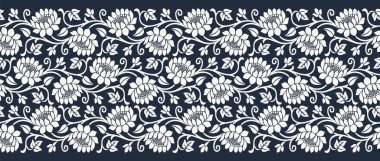 Vektör lotus düşük sınır tasarımı