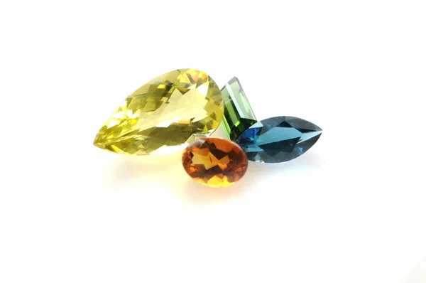 Small Group Semi Precious Stones Together — Stock Photo, Image