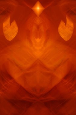 Abstract games with light, different colors and shapes