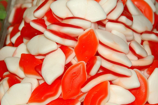 Colorful Many Shapes Dessert Jelly — Stock Photo, Image