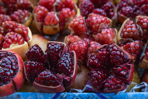 Pomegranates at the Market Royalty Free Stock Images