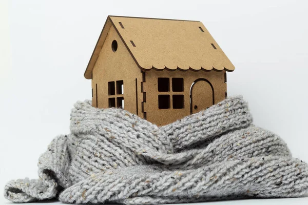 Ιδέα Της Θέρμανσης Του Σπιτιού Από Κρύο Θέρμανση — Φωτογραφία Αρχείου