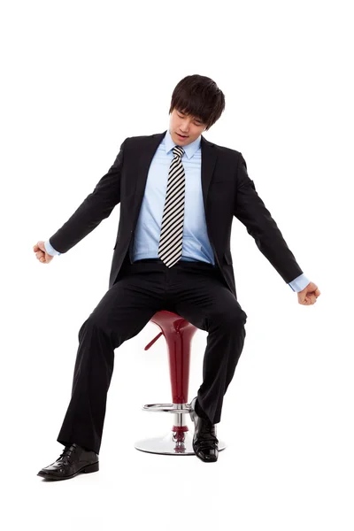 Young Asian business man with stress — Stock Photo, Image