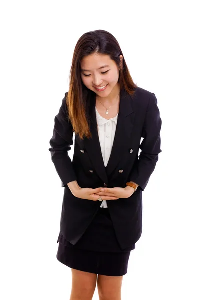 Asya iş kadın başını sallayarak