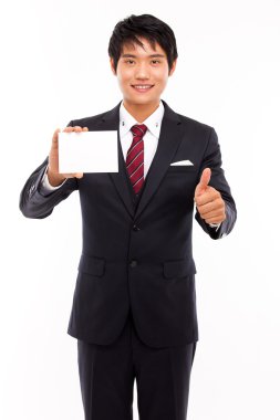 iş adamı boş kartı