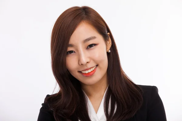 Jong aziatisch mooi zakenvrouw close up portret . — Stockfoto