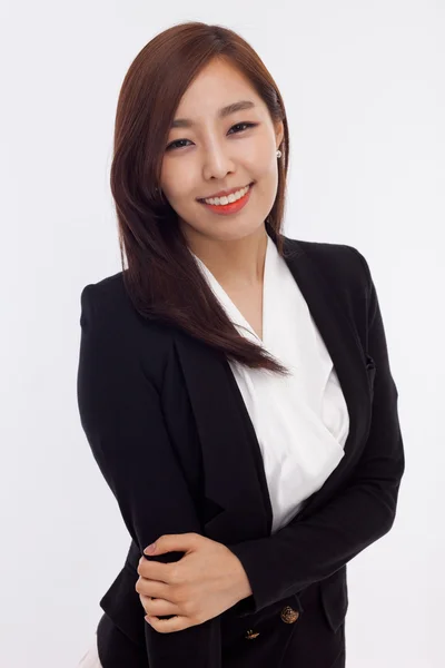 Yong ganska asiatiska affärskvinna — Stockfoto
