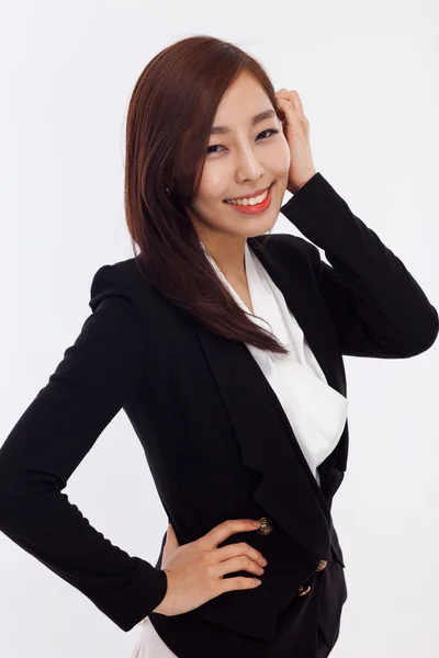 Yong mulher de negócios asiática bonita — Fotografia de Stock