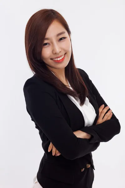 Yong bella asiatica donna d'affari — Foto Stock