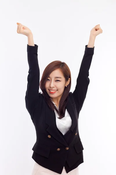 Happy business woman. — Stock Photo, Image