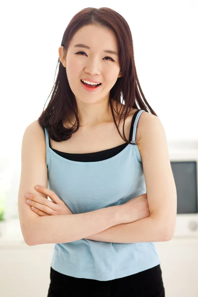 Yong pretty Asian business woman — Stock Photo, Image