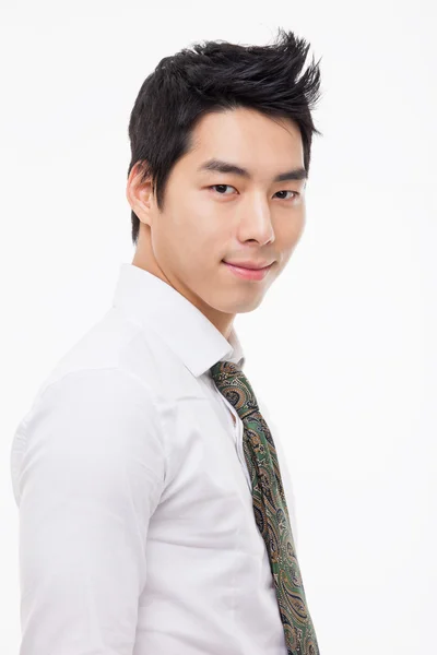 Asiático jovem homem de negócios close up tiro . — Fotografia de Stock