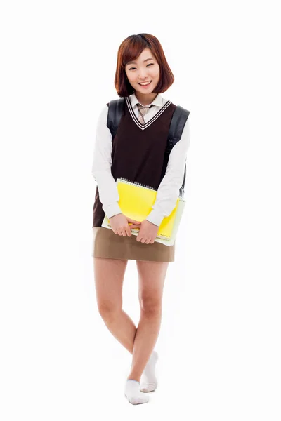 Genç oldukça Asya öğrenci