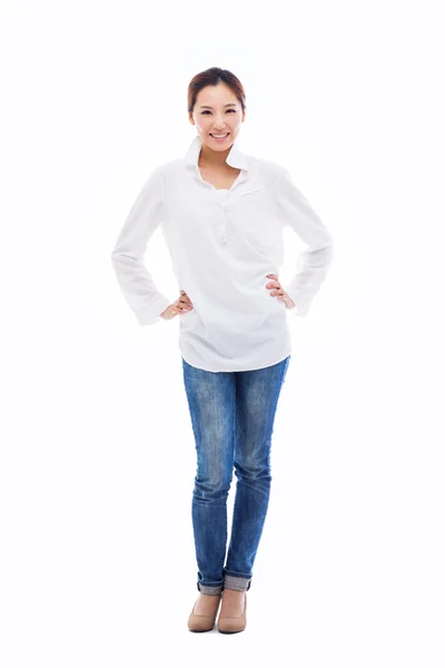 Young Asian woman full shot — Stock Photo, Image