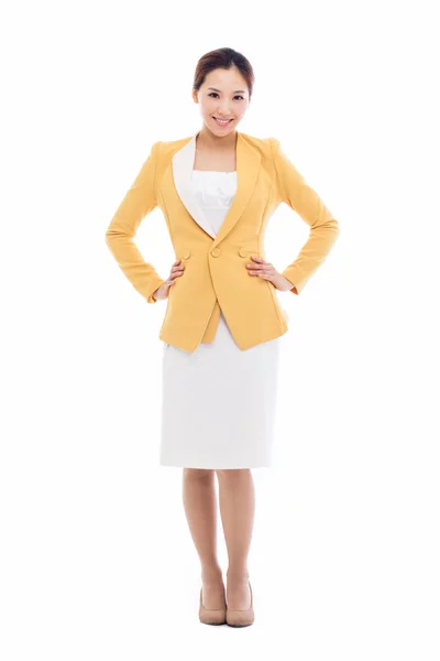 Yong pretty Asian business woman — Stock Photo, Image