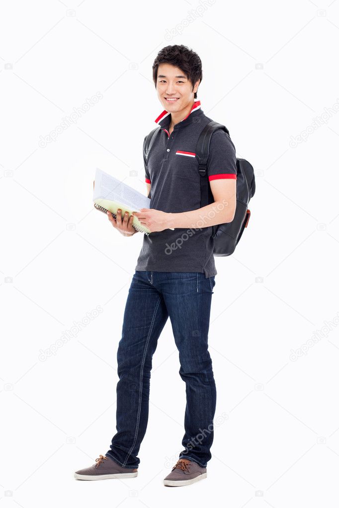 Young Asian student