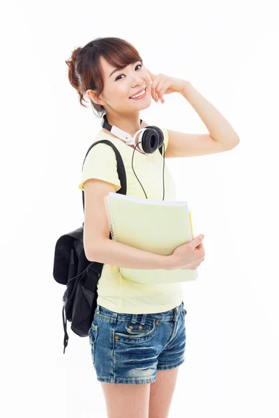 Thinking young Asian student. — Stock Photo, Image