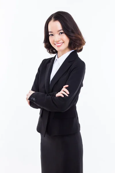 Yong ganska asiatiska affärskvinna — Stockfoto