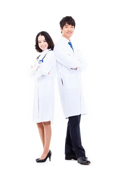 Junge asiatische Ärzte — Stockfoto