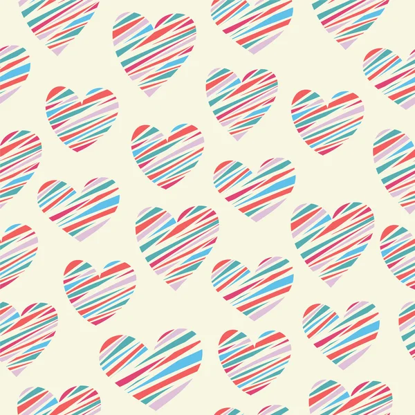 Hearts pattern — Stock Vector