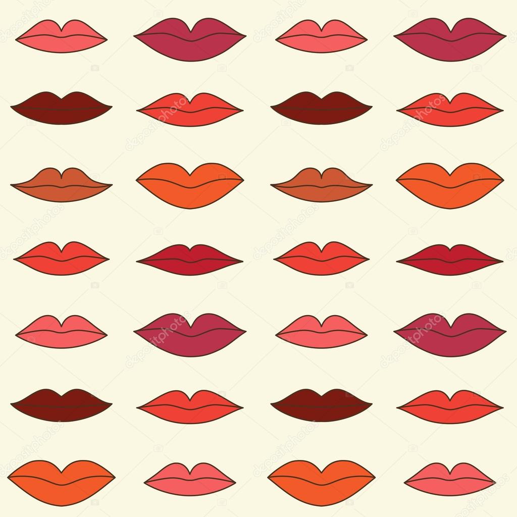 Lips pattern