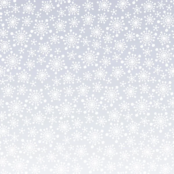 Snöflingor mönster — Stock vektor
