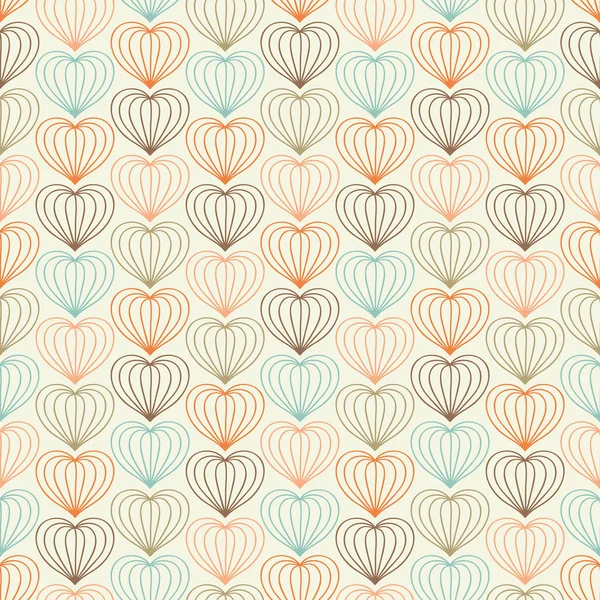 Hearts pattern — Stock Vector