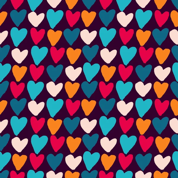 Hearts pattern — Stock Vector