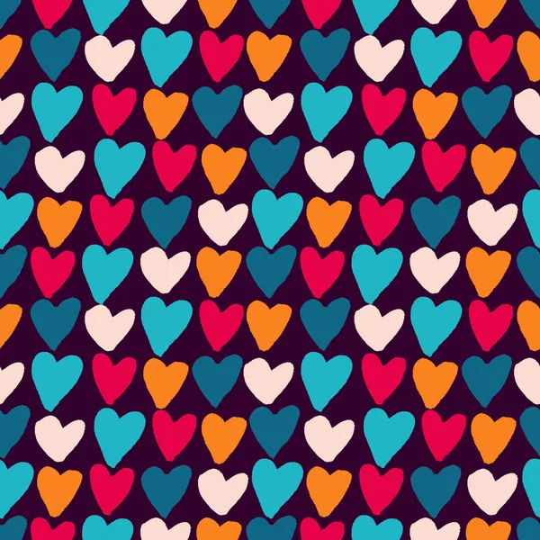 Hearts pattern — Stock Vector