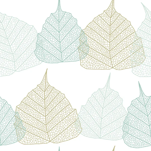 Patrón de hojas — Archivo Imágenes Vectoriales