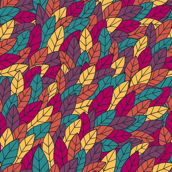 Modèle de feuilles — Image vectorielle