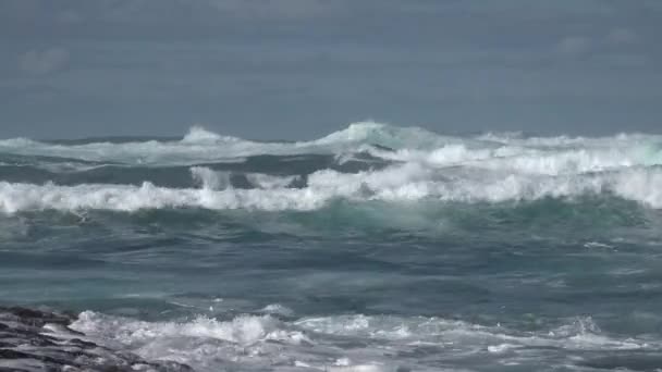 Vagues de l'océan Atlantique. — Video