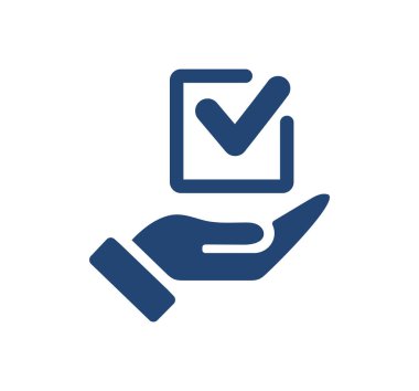 İşaret simgesi vektör dizaynını kontrol et