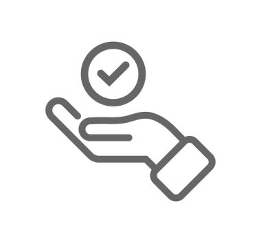 İşaret simgesi vektör dizaynını kontrol et