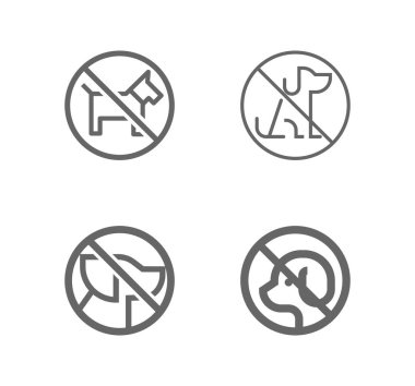 Hiçbir köpek çizgi vektör simgesini imzalamaz