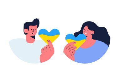 Ukrayna vektör illüstrasyonu için dua et